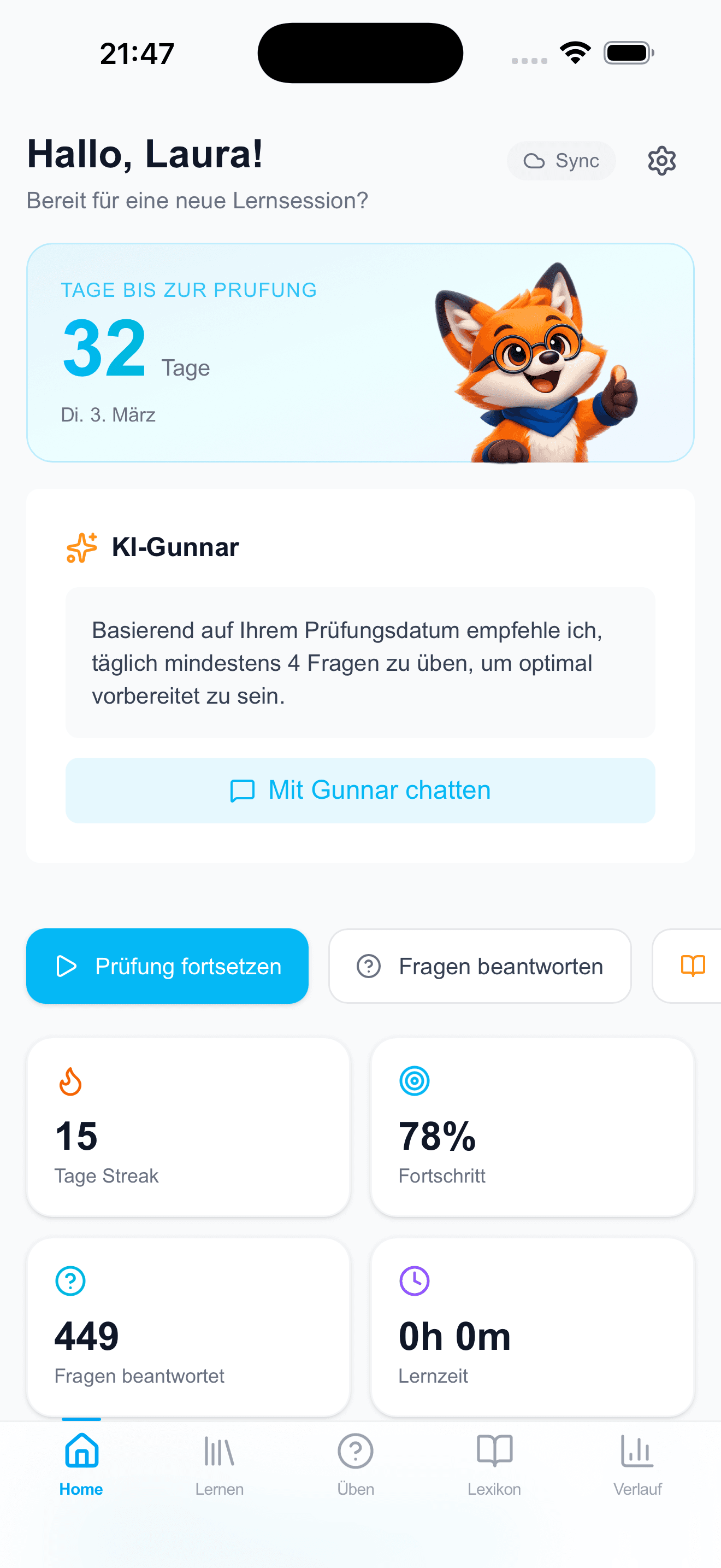 GUNCERT App Screenshot